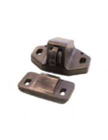 PLASTIC ROLLER CATCH BROWN