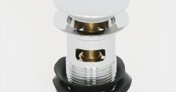 Slotted Button Push Button Washbasin Waste Slotted - 2680059