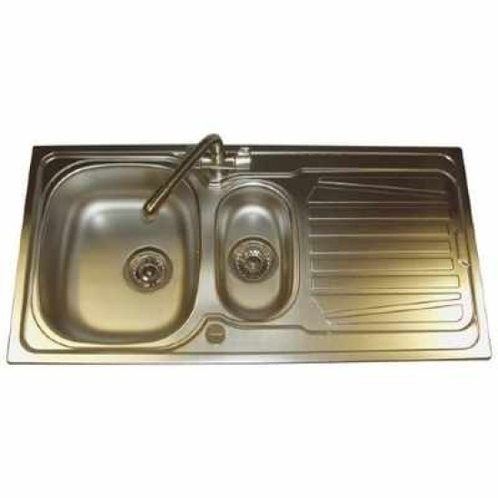 SPARTA STAINLESS STEEL SINK 100CMX 50CM