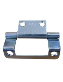 Single Cranked Hinge Zinc 2"
