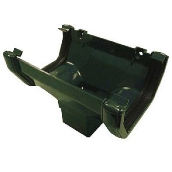 Square Line Gutter Running Outlet - Green