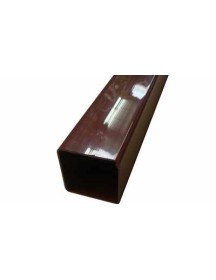 Square Line Downpipe Brown 2.5M 65mm x 65mm