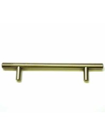 T Bar Cupboard Handle Brushed Nickel 128mm
