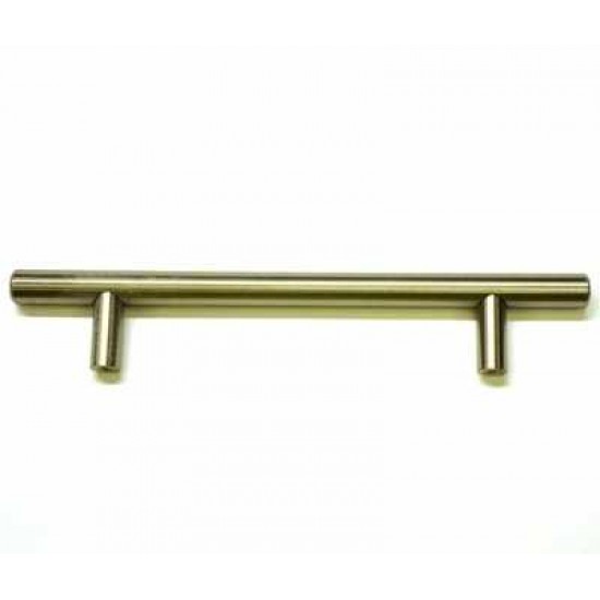 T Bar Cupboard Handle Brushed Nickel 160mm