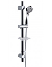Chrome 3 mode Adjustable Fixing Bracket Shower Kit