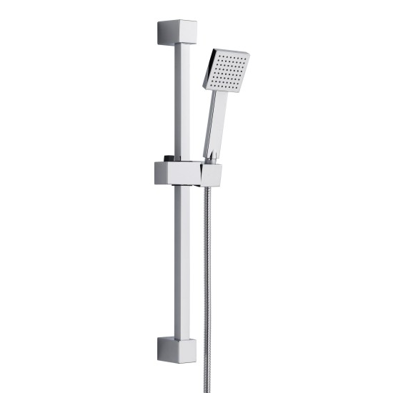 Synergy Square Slide Shower Rail Kit