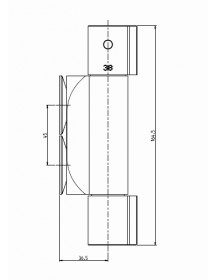 Genuine V200 Caravan Shower Mixer Valve 45mm Centres