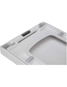 Square Cut V20 One Soft Close Toilet Seat in White