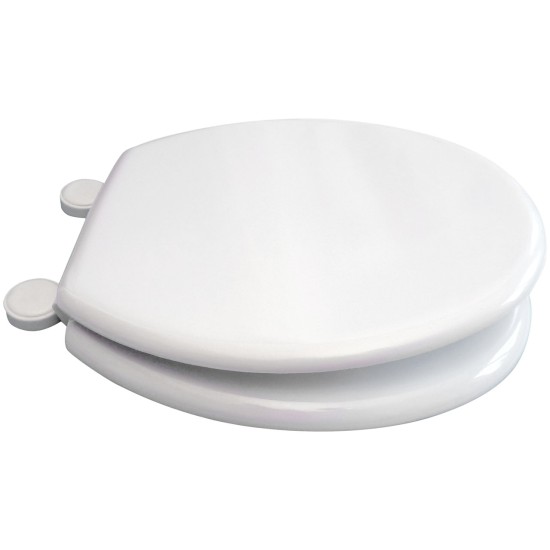 Moulded MDF Toilet Seat White
