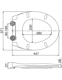 Varde One Soft Close Toilet Seat