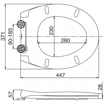 Varde One Soft Close Toilet Seat