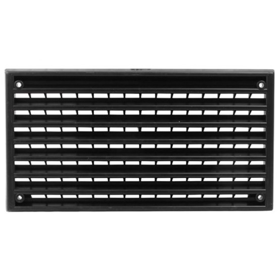 Plastic Interior Vent 6 3/4” x 3 1/2”  Black