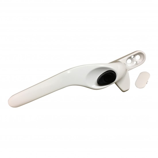 Eltherington Cockspur Window Handle Left Hand White