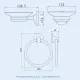 6 Piece Bathroom Accessory Set