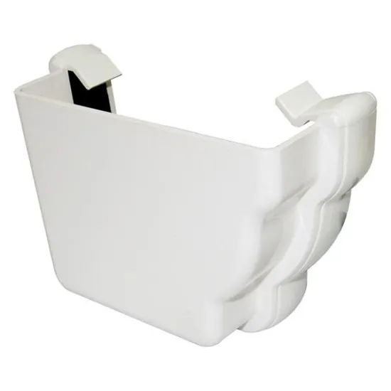 Crown L/H External Stop End White