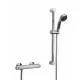 GEM Bottom Outlet Thermostatic Shower Mixer And Riser Rail Kit
