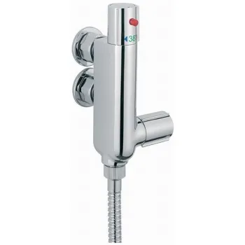 V100 Vertical Shower Mixer Side Valve 45mm Centres
