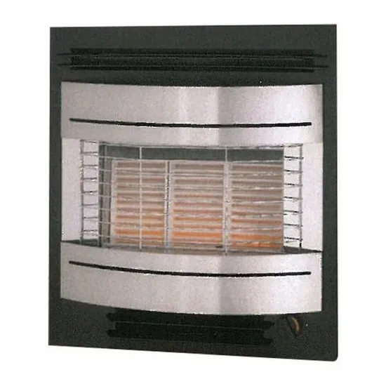 CURVASCAPE GP LPG FIRE - BLACK & SILVER CURVASCAPE GP LPG FIRE - BLACK & SILVER