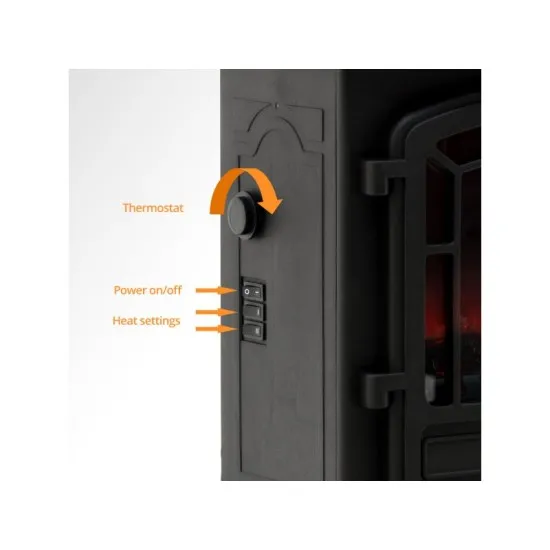 Cottage Electric Stove in Black Cottage Electric Stove in Black