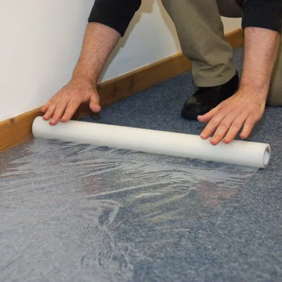 Easy-Roll Self-Adhesive Carpet Protection Film