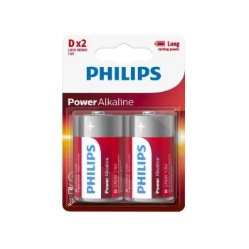 Philips D Size Power Alkaline - Pack of 2