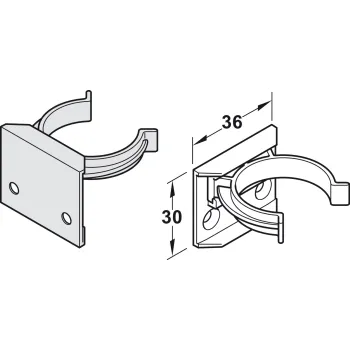 KITCHEN PLINTH LEG CLIP & BRACKET