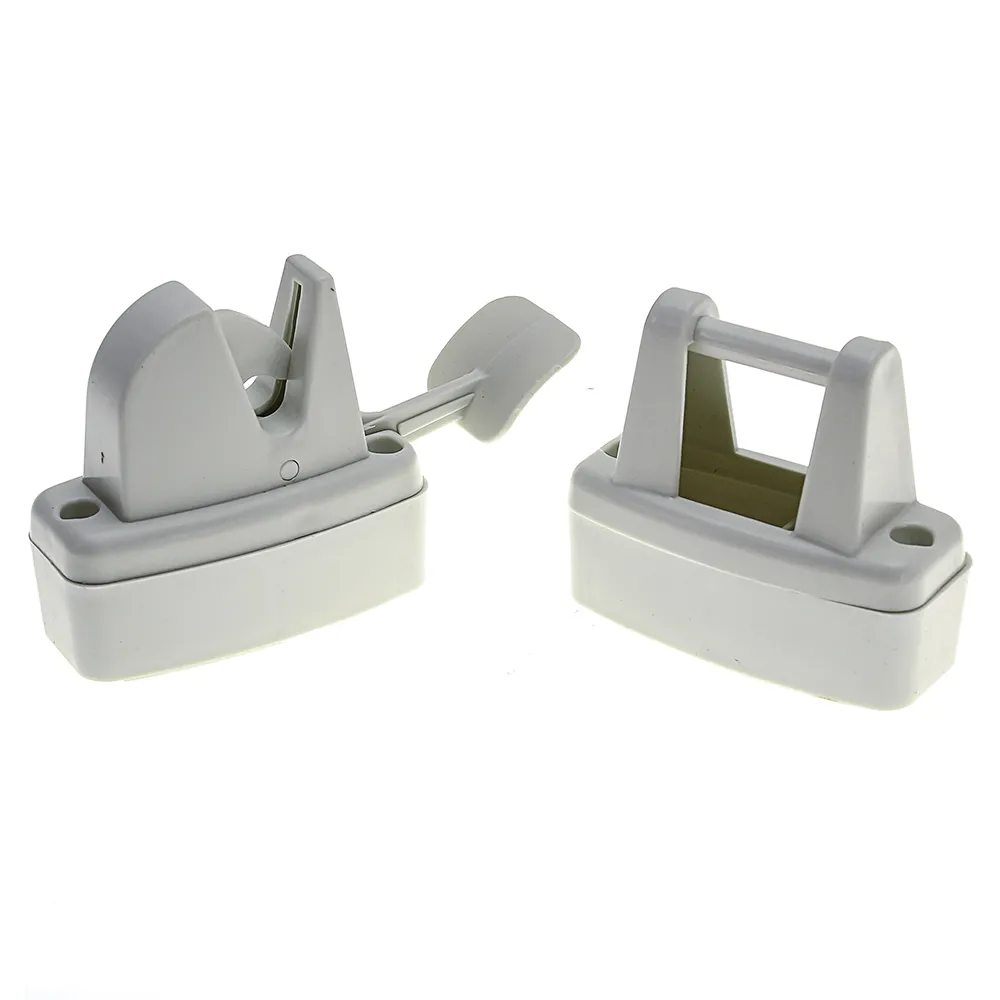 Replacement Caravan Door Retaining CatchesAspen White Trigger Retainer