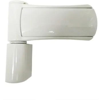 3D Adjustable UPVC Flag Hinge White