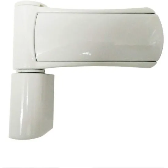 3D Adjustable UPVC Flag Hinge White