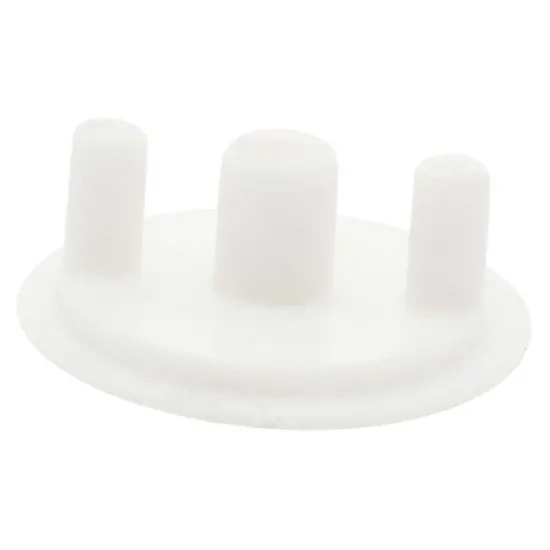 ELLBEE TOP HAT HINGE COVER White