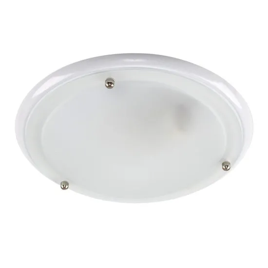 FLUSH CEILING LIGHT WHITE IP44 Rated