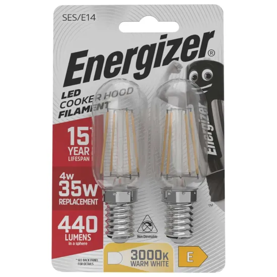 Energizer Filament LED Cooker Hood 420LM 3.8W E14 (SES) Warm White