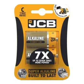 JCB C Size Super Alkaline - Pack of 2