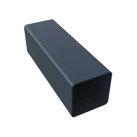 Square Line Downpipe Black 2.5M 65mm x 65mm