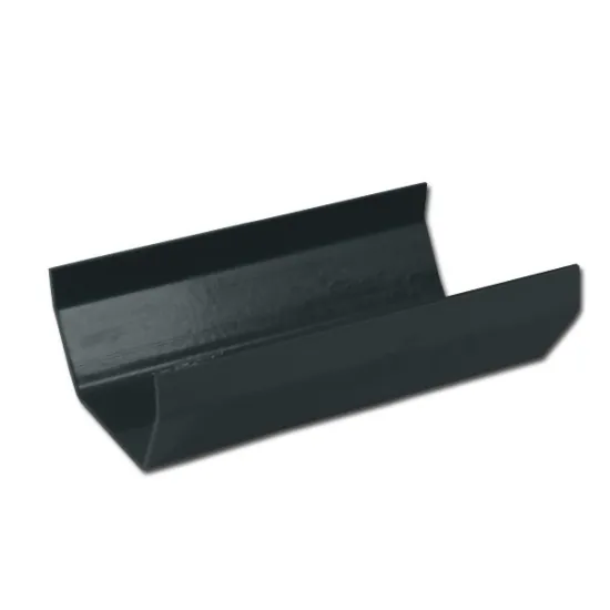 Square Line Gutter 2M - Anthracite Grey