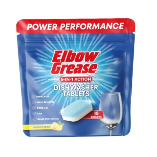 Elbow Grease Dishwasher Tablets 18 Pack
