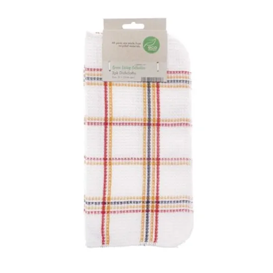 Eco Friendly Dishcloths Recycled Material Square 31cm Pack of 3