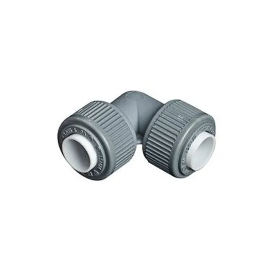 15mm Elbow Connector Grey