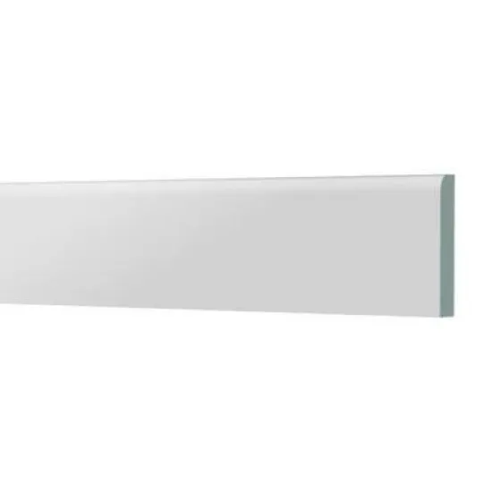Architrave Skirting Board, 45mm x 6mm White 2 x 2.5M