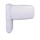 Ellbee adjustable flag hinges for UPVC doors. White