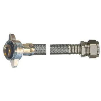 FLTC Hand Tighten Flexible Connector 15mm x 1/2" x 300mm Long