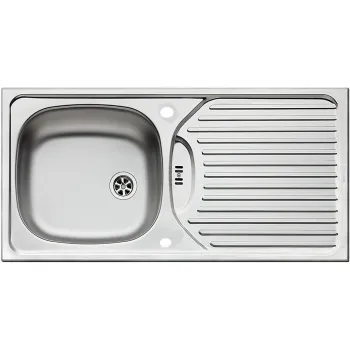 Linen Stainless Steel Sink and Waste Kit 860mm x 435mm ( CA1 )