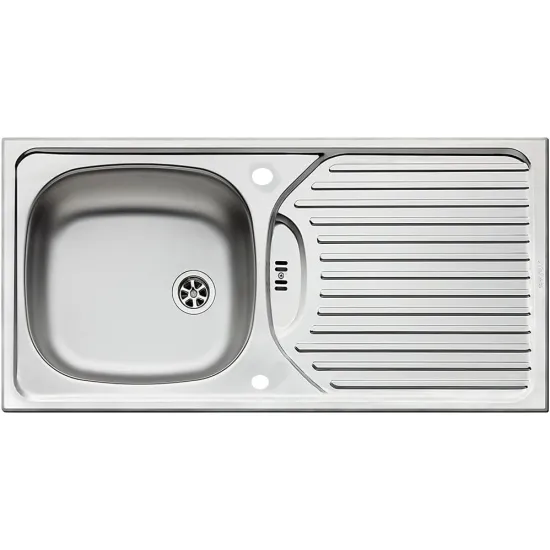 Linen Stainless Steel Sink and Waste Kit 860mm x 435mm ( CA1 )
