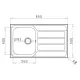 static caravan kitchen sink