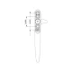 Ellbee Premier Cockspur Window Handle Left Hand