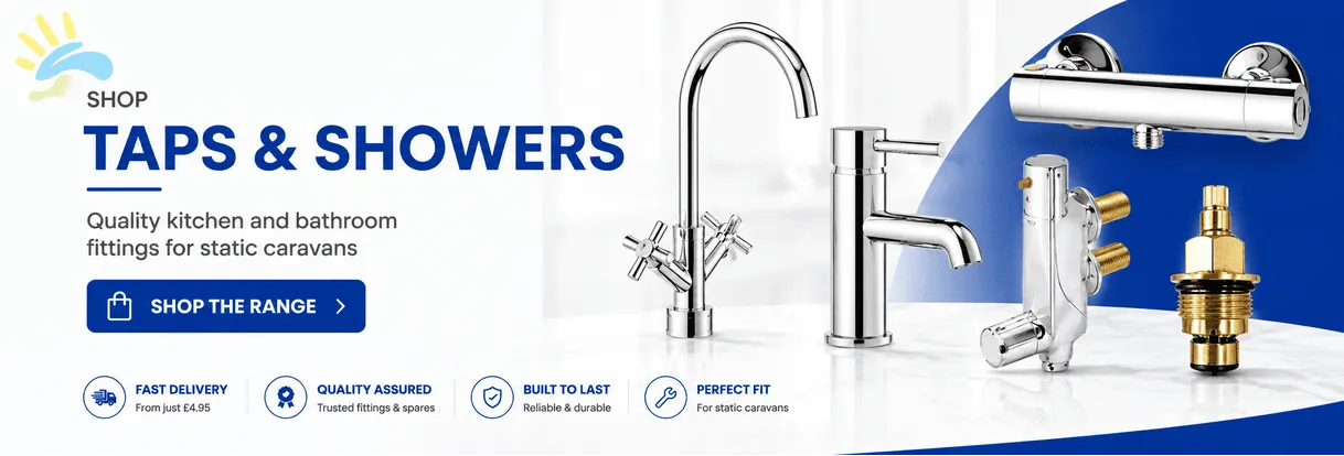 Static Caravan Taps And Showers Slider