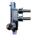 V100 Replacement Vertical Shower Mixer 45mm Centres