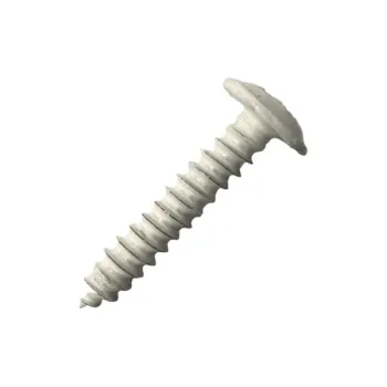 White Flange Head Panel Screw 6g x 3/4" Pack of 100