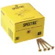 Spectre Advanced Pozi Woodscrews 4.0 x 50mm Box of 200