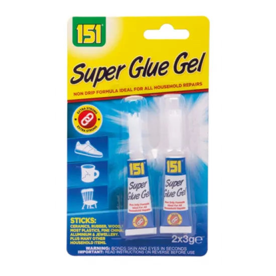 Super Glue Gel 3g (2 Pack)